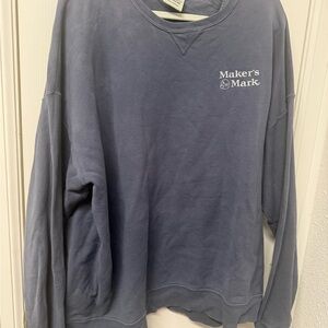 Makers Mark Men's Crewneck Sweatshirt - Slate Blue